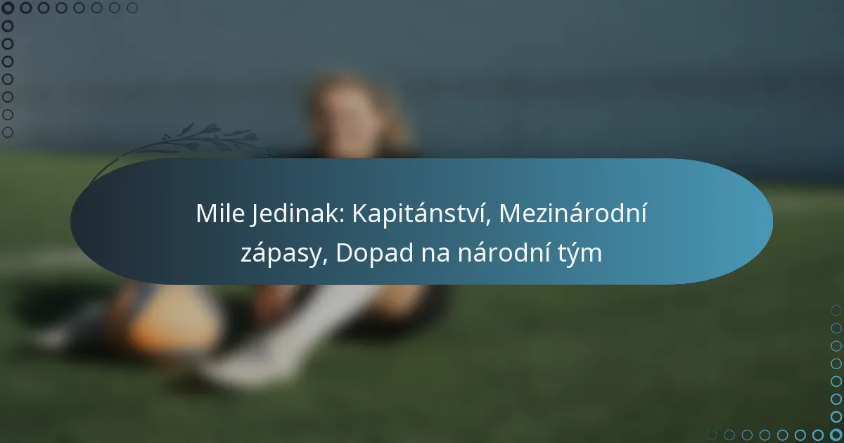 Read more about the article Mile Jedinak: Kapitánství, Mezinárodní zápasy, Dopad na národní tým