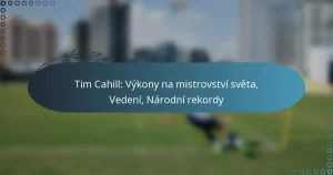Read more about the article Tim Cahill: Výkony na mistrovství světa, Vedení, Národní rekordy